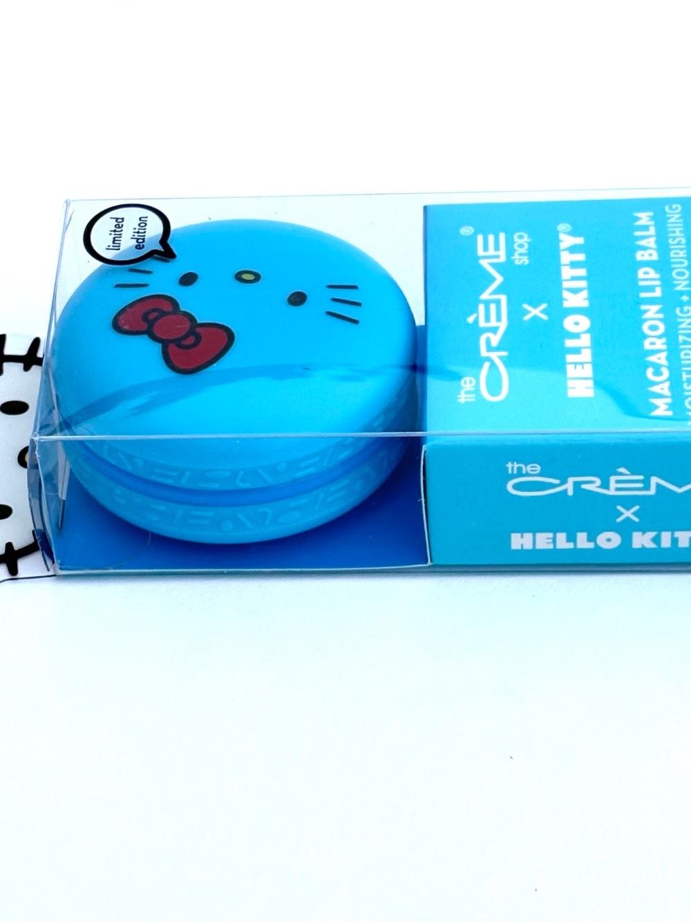 The Crème Shop x Hello Kitty Macaron Lip Balm Cool Mint Set of 2 New - Picture 5 of 5